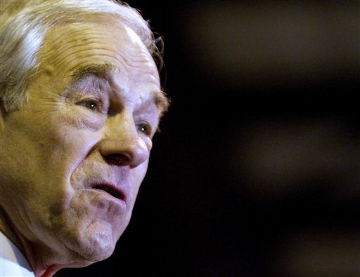 Rep. Ron Paul, R-Texas, speaks during a campaign stop Wednesday in West Columbia, S.C. (AP Photo/David Goldman) (AP)