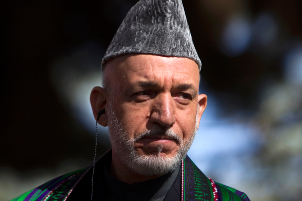 Afghan President Hamid Karzai (Reuters/Ahmad Masood)