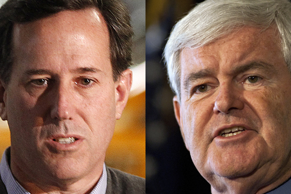 Rick Santorum and Newt Gingrich (Reuters)