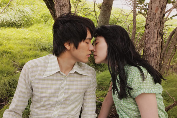 Ken'ichi Matsuyama and Rinko Kikuchi in "Norwegian Wood"