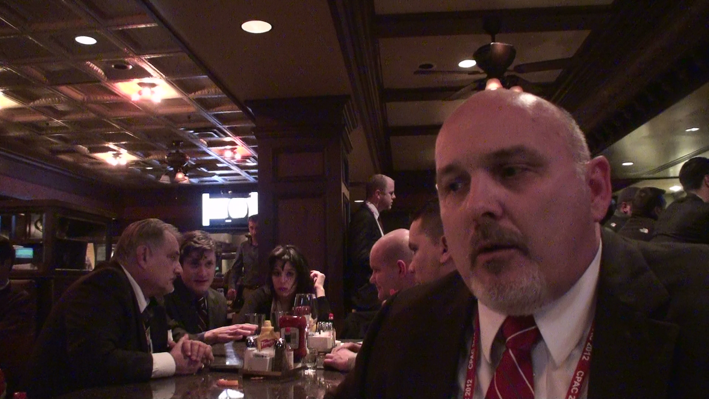 At the CPAC-Occupy beer summit (Eddie Becker)