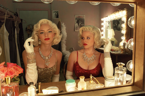 Katharine McPhee as Karen Cartwright, Megan Hilty as Ivy Lynn (NBC/Mark Seliger)