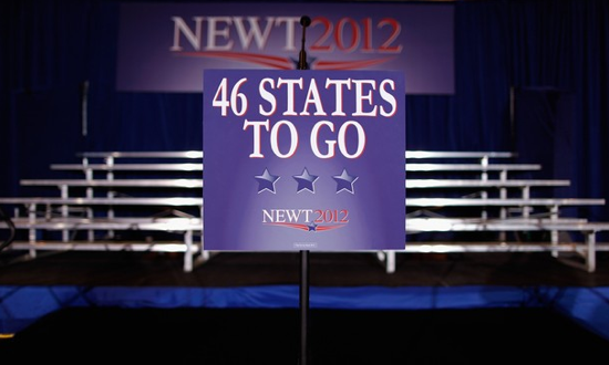 Gingrich's new campaign slogan