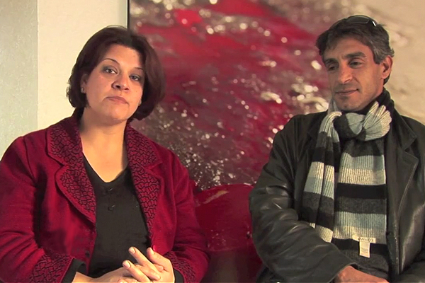 Taiseer Khatib and his wife, Lana