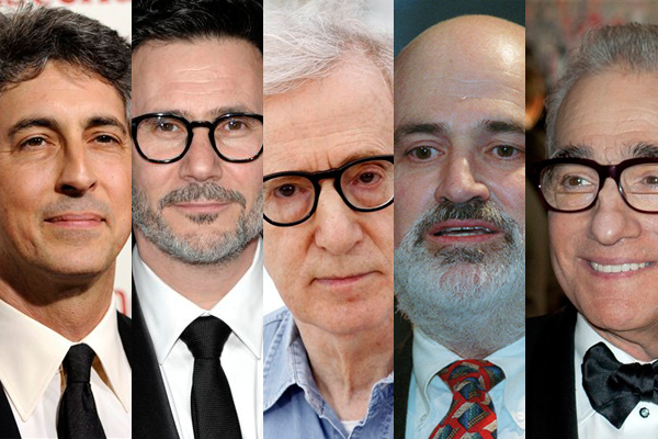Alexander Payne, Michel Hazanavicius, Woody Allen, Terrence Malick and Martin Scorsese (AP)