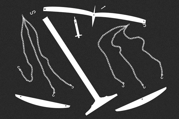 A detail of the cover of"Anatomy of Injustice"