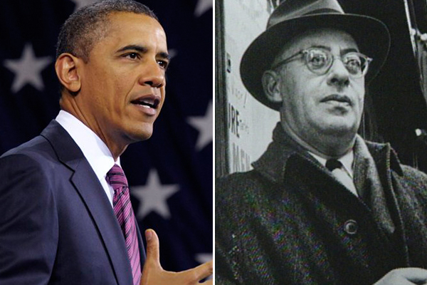 Barack Obama and Saul Alinsky (AP)
