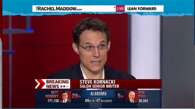 Steve Kornacki on "The Rachel Maddow Show"