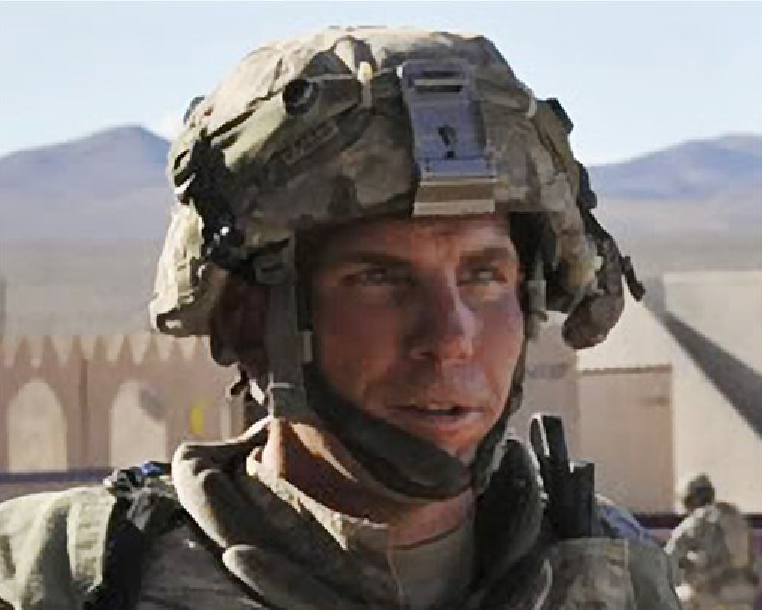 In this Aug. 23, 2011 Defense Video & Imagery Distribution System photo, Staff Sgt. Robert Bales, 1st platoon sergeant, Blackhorse Company, 2nd Battalion, 3rd Infantry Regiment, 3rd Stryker Brigade Combat Team, 2nd Infantry Division participates in an exercise at the National Training Center at Fort Irwin, Calif. (AP Photo/DVIDS, Spc. Ryan Hallock)