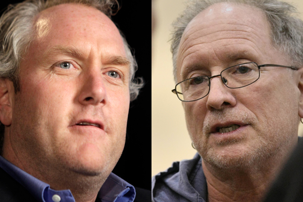 Andrew Breitbart and William Ayers (AP)