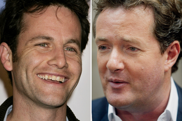 Kirk Cameron and Piers Morgan (Reuters/Fred Prouser/Keith Bedford)