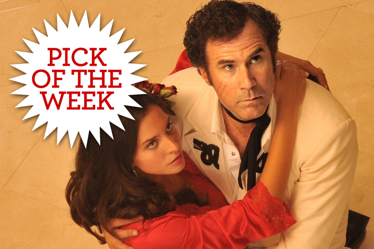Genesis Rodriguez and Will Ferrell in "Casa de Mi Padre"