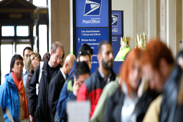 Endangered? The main Post Office in New York City (Reuters/Chip East)