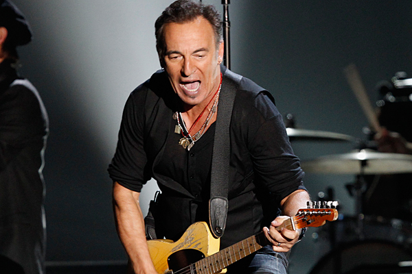 Bruce Springsteen performs at the 54th annual Grammy Awards in Los Angeles, California (Reuters)