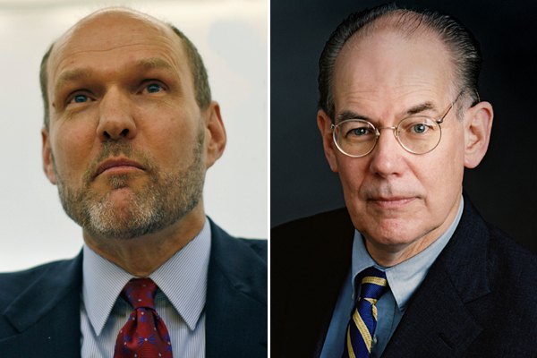 Stephen Walt and John Mearsheimer (AP/Wikipedia)