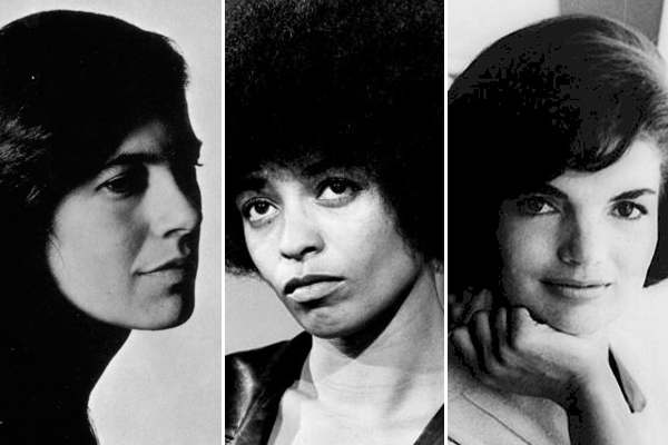 Susan Sontag, Angela Davis and Jackie Kennedy