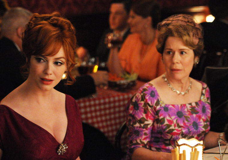 Joan (Christina Hendricks) in a scene from last night's "Mad Men"