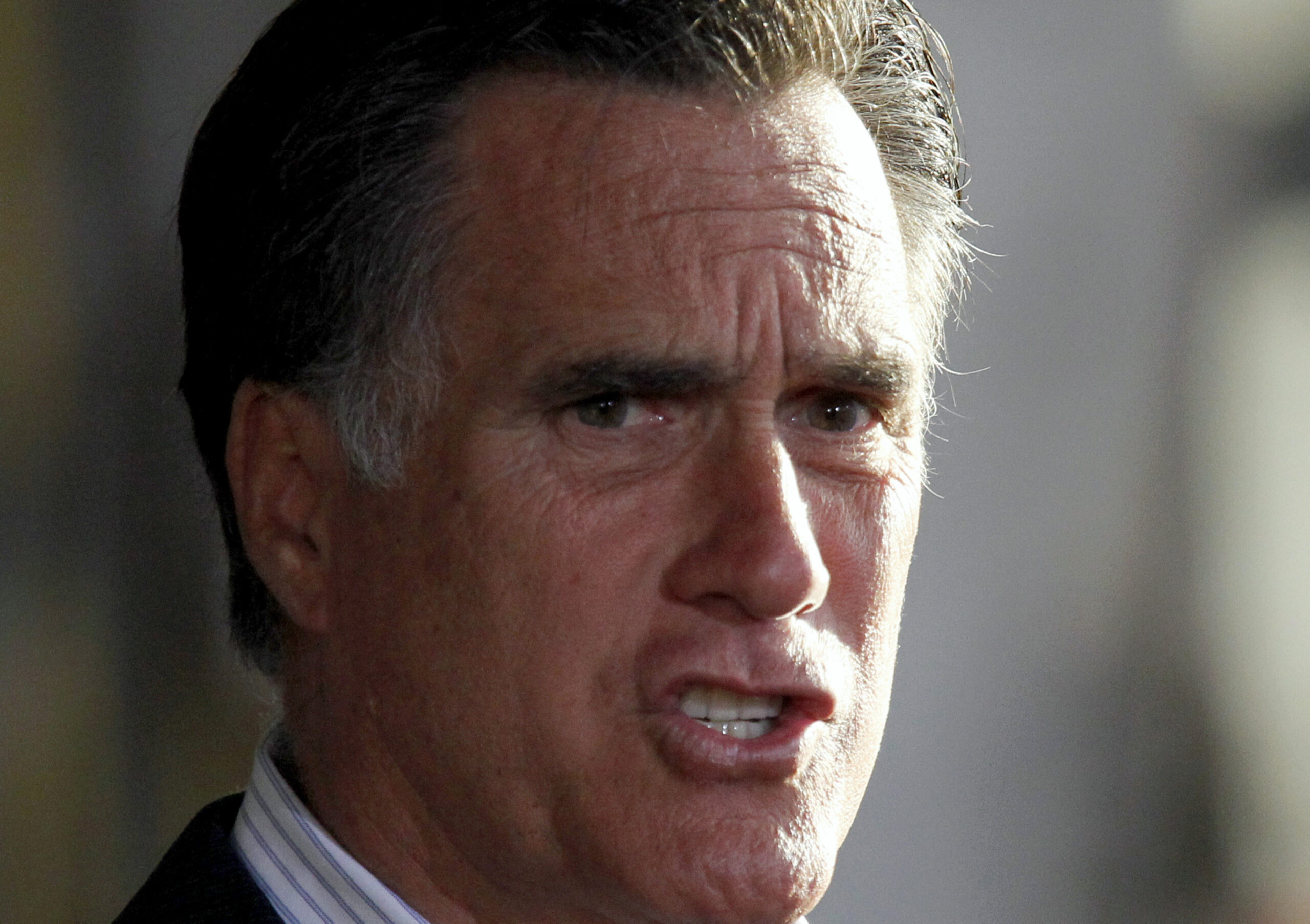 U.S. Republican presidential candidate and former Governor of Massachusetts Mitt Romney speaks during a campaign event in Wilmington, Delaware April 10, 2012. REUTERS/Tim Shaffer (UNITED STATES - Tags: POLITICS ELECTIONS HEADSHOT) (Reuters)