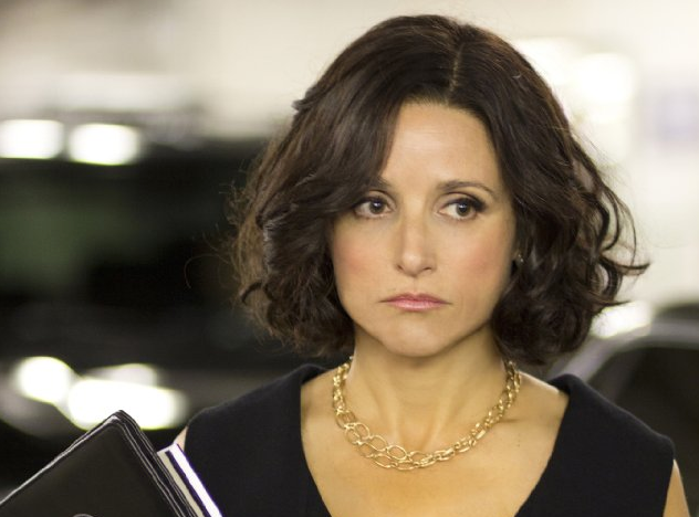 Julia Louis-Dreyfus in a scene from "Veep"