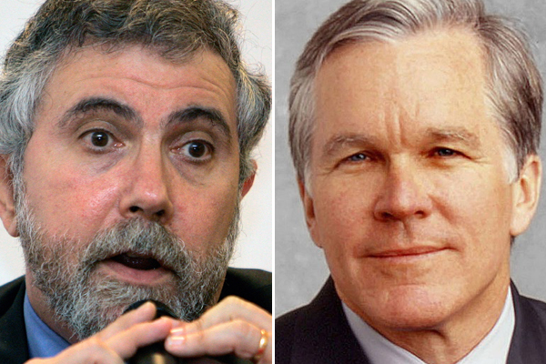 Paul Krugman and Bill Keller (AP)
