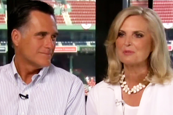 Mitt and Ann Romney (ABC screen shot)