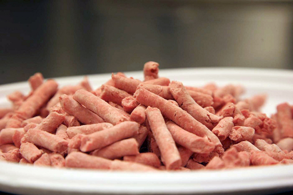 The beef ingredient dubbed “pink slime.” (AP/Beef Products, Inc.)