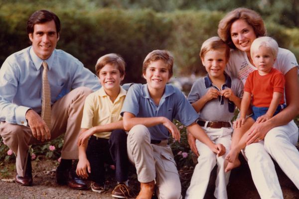 Ann and Mitt Romney with their sons in 1980. (Reuters)
