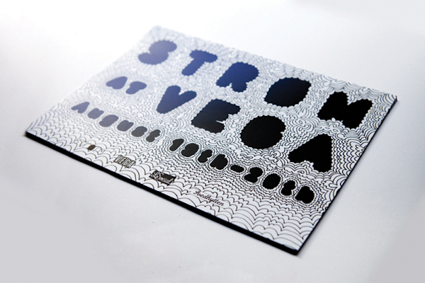 Flyer for the music festival Strøm, 2011 (Casper Heijkenskjöld)