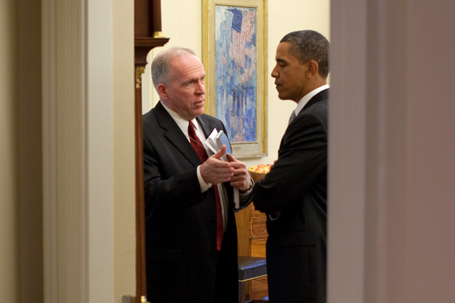 John Brennan and President Obama (Pete Souza/The White House)