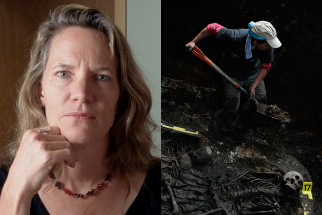Kate Doyle, human rights investigator, combines legal activism with forensic science. (Reuters/Jorge Lopez)