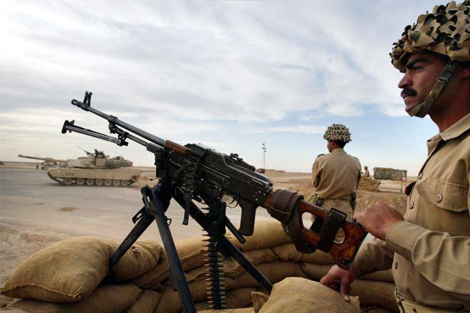 MEK fighters in Iraq. (AP/Brennan Linsley)