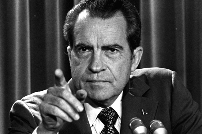 Richard Nixon in 1973 (AP/Charles Tasnadi)