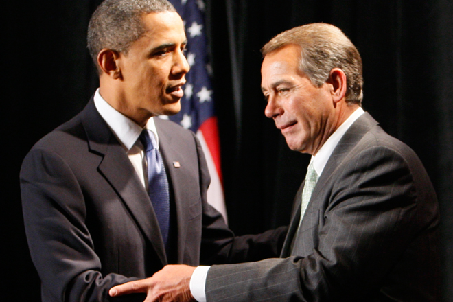 President Obama and John Boehner (AP/Charles Dharapak)