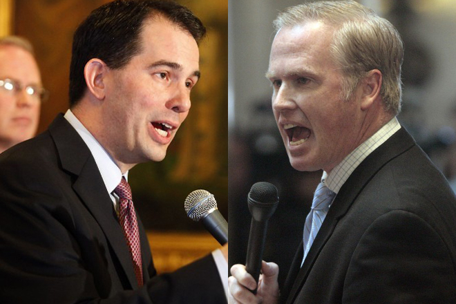 Scott Walker and Jeff Fitzgerald (AP)