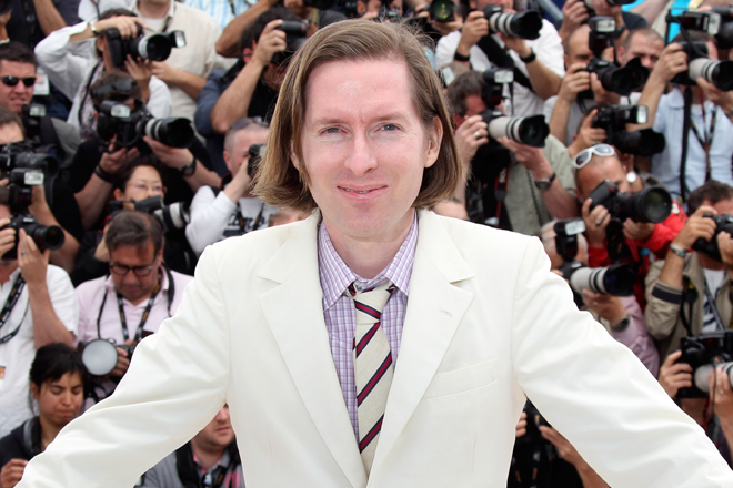 Wes Anderson in Cannes on May 16. (AP/Joel Ryan)
