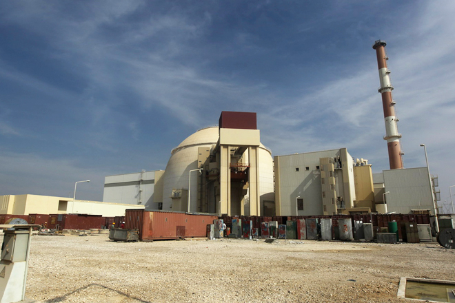 The Bushehr nuclear power plant in Iran. (AP/Mehr News Agency, Majid Asgaripour)
