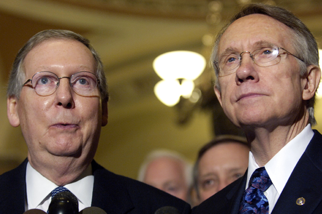 Mitch McConnell and Harry Reid (Reuters/Jonathan Ernst)
