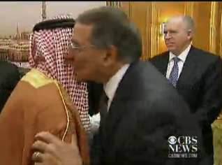 Defense Secretary Leon Panetta and U.S. terrorism adviser John Brennan in Jeddah, Saudi Arabia, June 21, 2012 (CBS News video)
