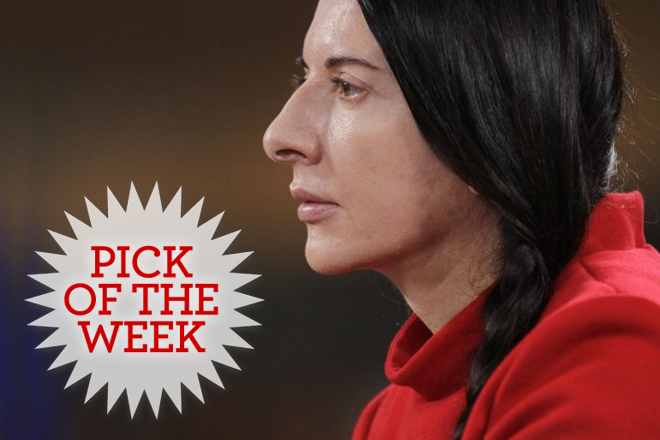 Marina Abramovic in "Marina Abramovic: The Artist Is Present"