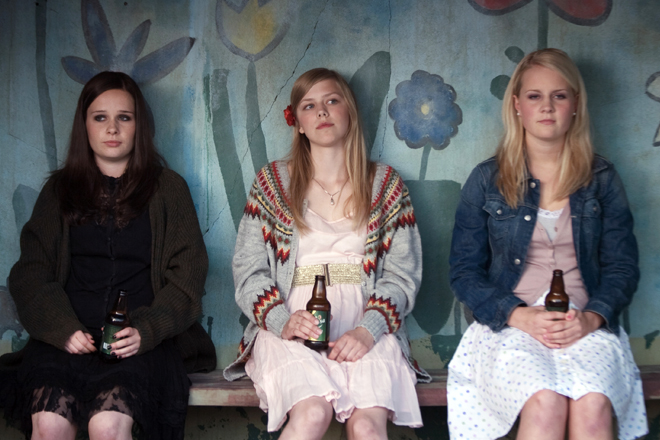 Malin Bjorhovde, Helene Bergsholm and Henriette Steenstrup in "Turn Me On, Dammit!"