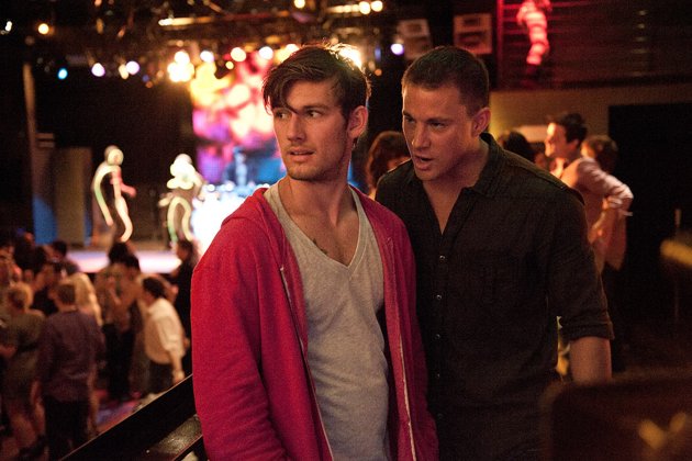 Alex Pettyfer (left) and Channing Tatum in "Magic Mike," one of this summer's adult-oriented hits. (Warner Bros. Pictures)
