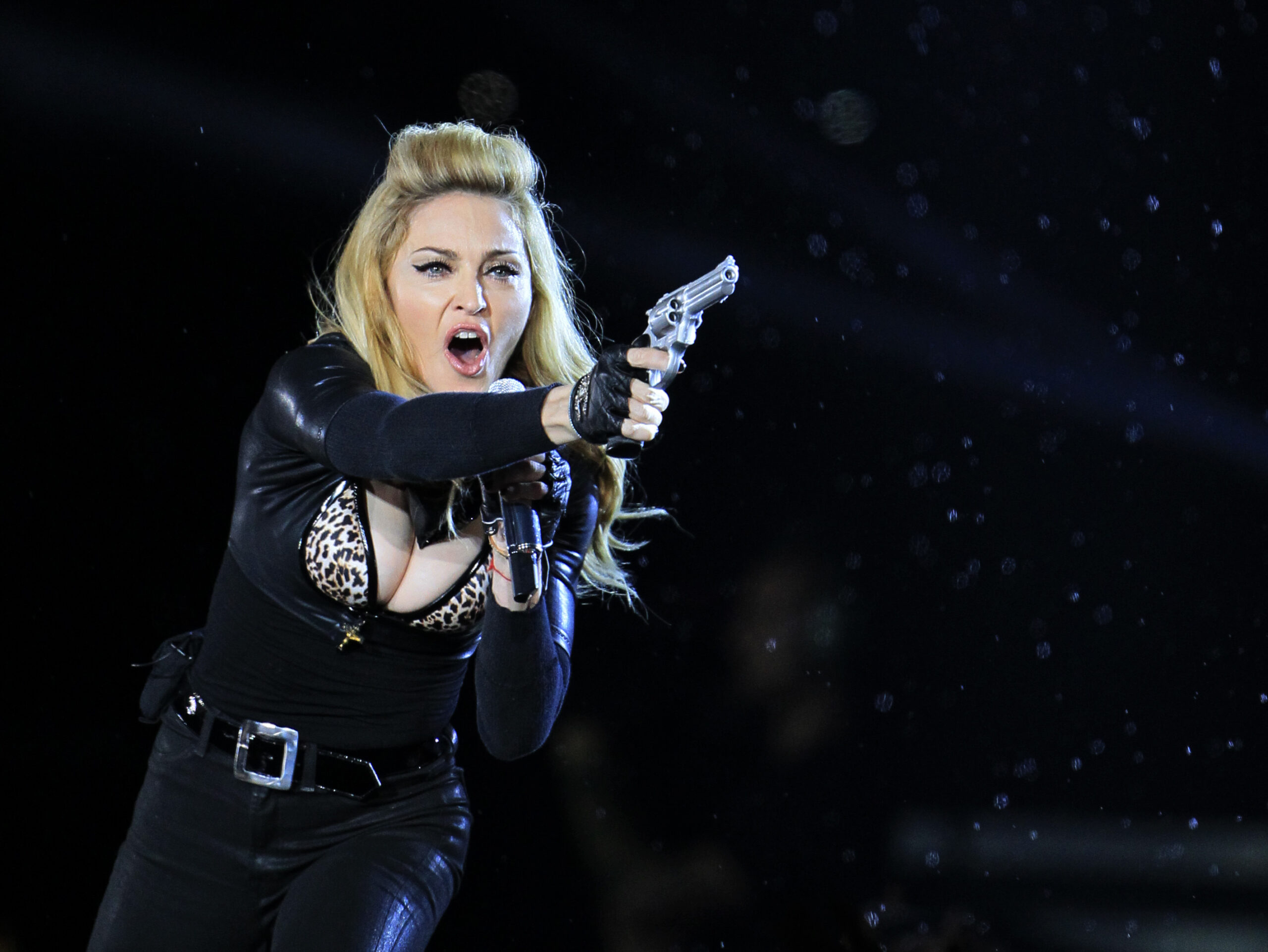 Madonna has sparked controversy with violent imagery on her European tour (Reuters)