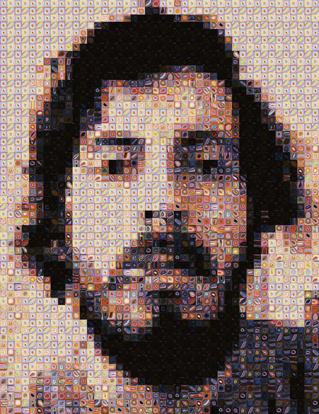 Scott Blake self-portrait made with color tiles (2008)<a href="http://media.salon.com/2012/07/Scott_Blake_Self_Portrait_2_full3.jpg" target="_blank" rel="noopener"> <span style="color:#ff0000">(click to enlarge)</span>
</a>  (all images courtesy the artist)