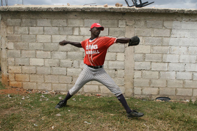 A still from "Ballplayer: Pelotero"