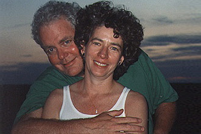 The author and her husband