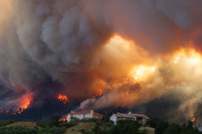 The Waldo Canyon fire in Colorado Springs, Colo. (Gaylon Wampler)