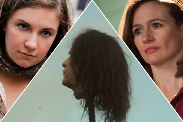 From left, stills from "Girls," "Game of Thrones" and "The Newsroom"
