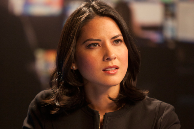 Olivia Munn in "The Newsroom"