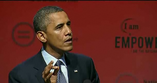 President Obama addresses the National Urban League Wednesday July 25. (Associated Press)