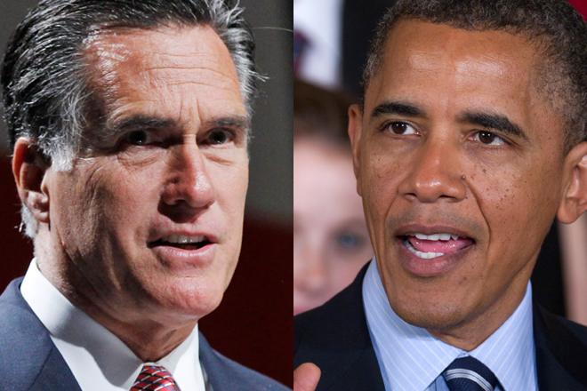 Mitt Romney and Barack Obama (AP)